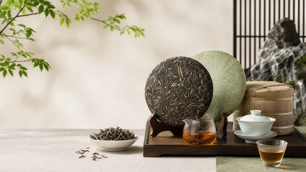高端古树茶商品海报